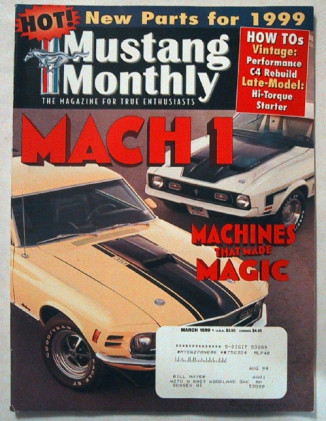 MUSTANG MONTHLY 1999 MAR - JADE, LIME, EMERALD, GREEN